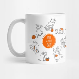 Everyday Life of a Little Sheep Mug